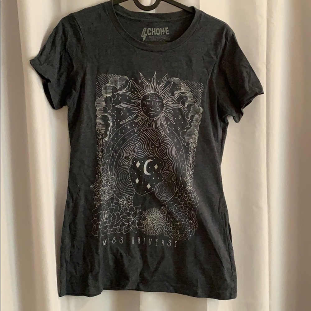 CUTE CHOISE GRAY MISS UNIVERSE SHORT SLEEVE SHIRT